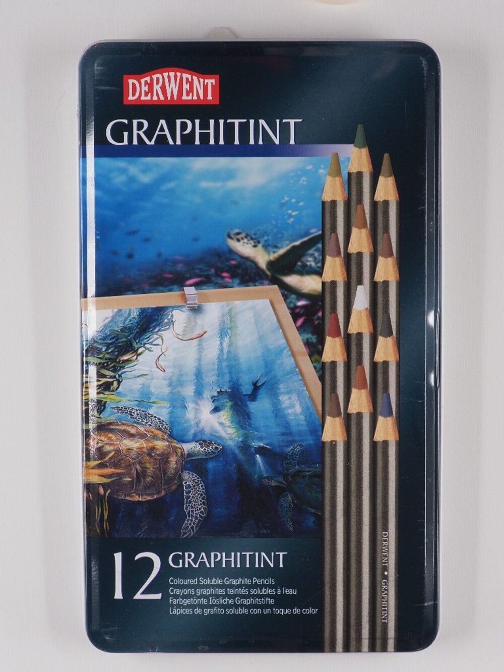 DERWENT Art supplies set vintage Graphitint pencils 12 set